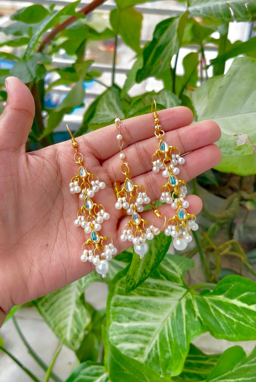Elegant 90s Long Necklace Set 2