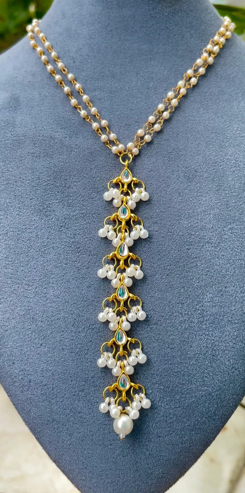 Elegant 90s Long Necklace Set 3