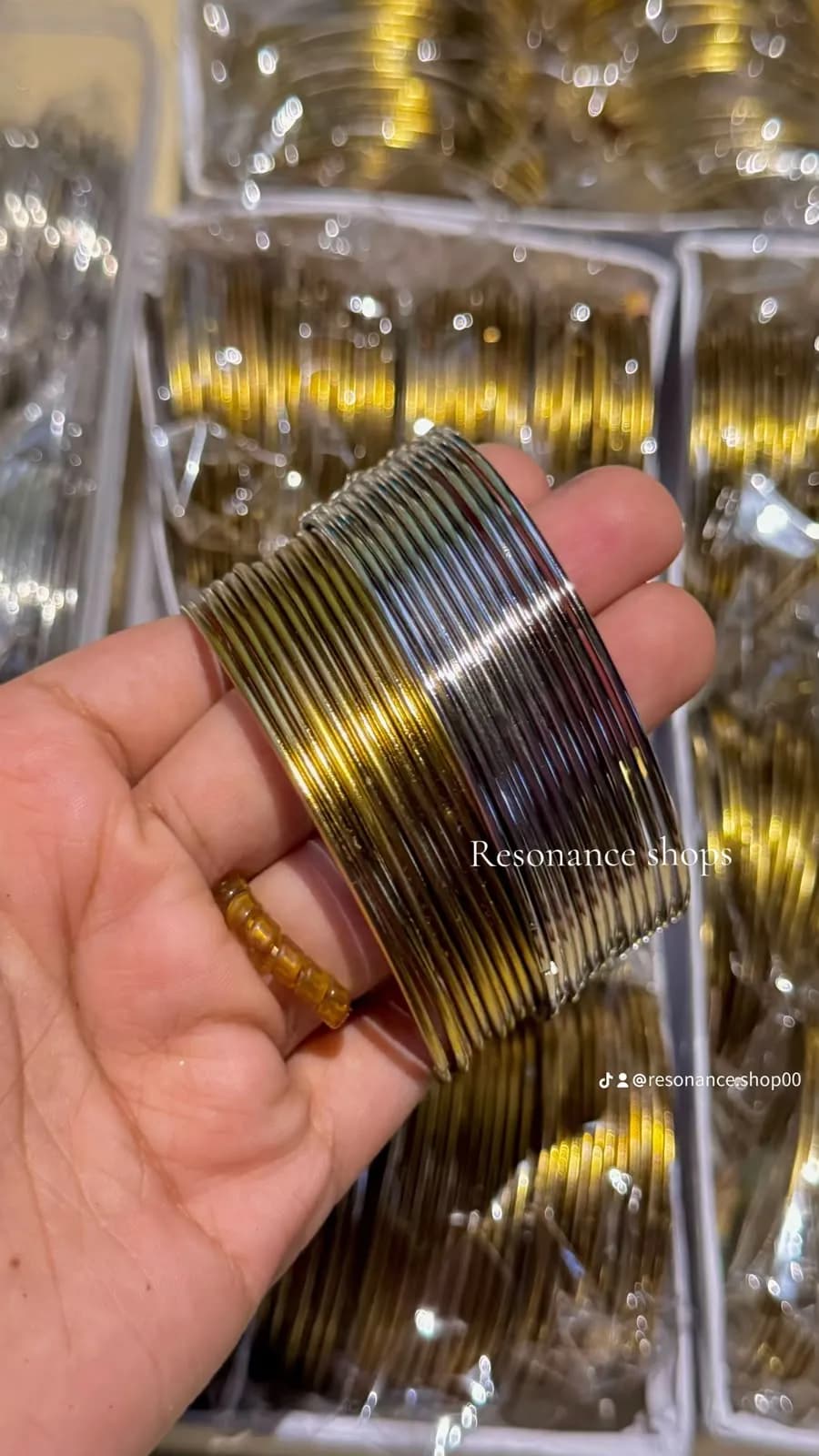 Metallic Bangle (Churi) 12 piece Set (Gold & Silver)