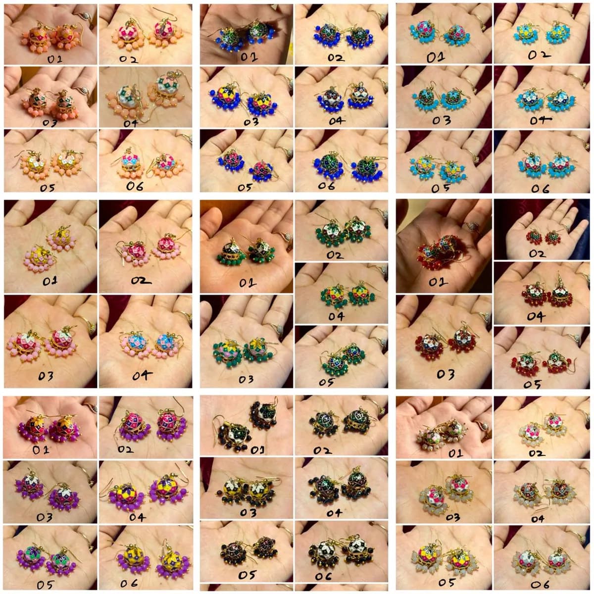 Manipuri / Jaipuri Jhumka